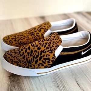 Nike Court Legacy Leopard Slip on Women's Shoe